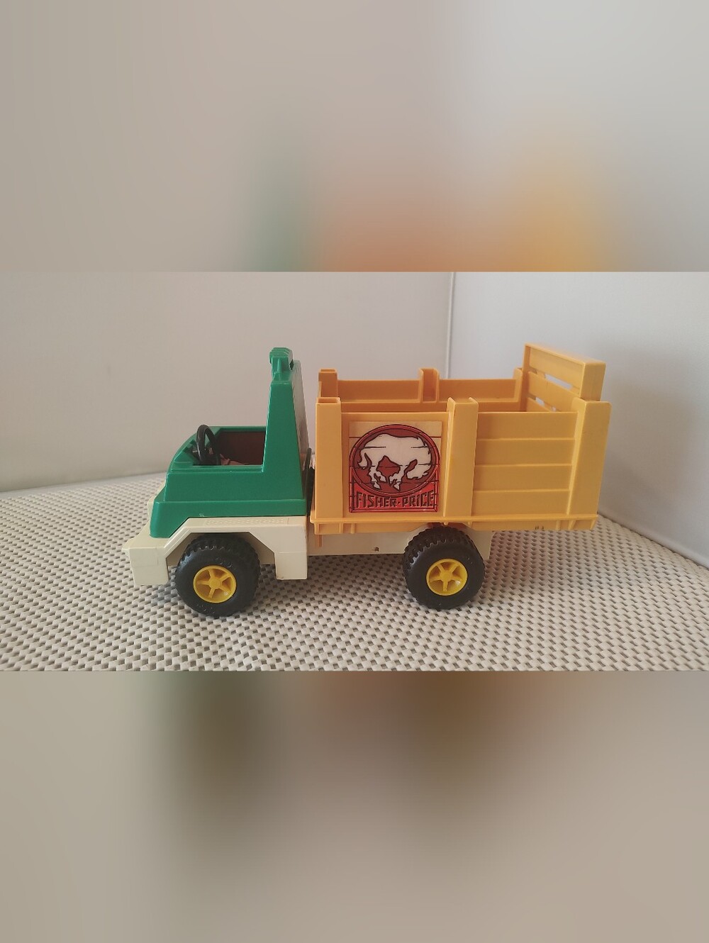 Vintage 1979 Fisher Price Rodeo Rig Truck Toy As Shown